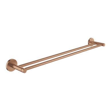 Suport prosop Grohe 40802DL1, Essentials, pe perete, 654 mm, metal, mat, cupru