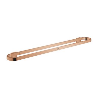 Suport prosop Grohe 41056DA0, Selection, 600 mm, pe perete, metal, lucios, cupru