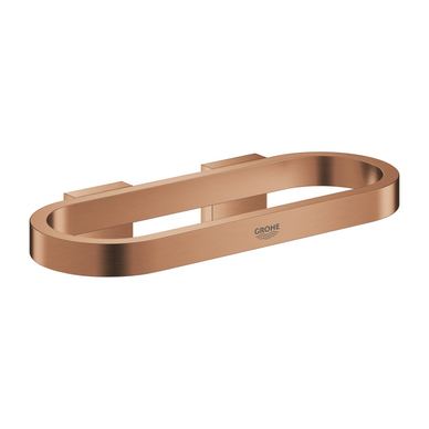 Inel prosop Grohe 41035DL0, Selection, 200 mm, montare pe perete, fixare ascunsă, mat, cupru