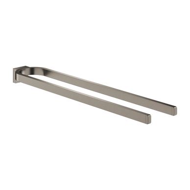 Suport prosop Grohe 41059AL0, Selection, 360 mm, 2 suporti, montare pe perete, metal, mat, grafit