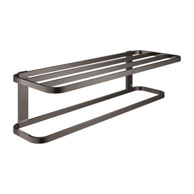 Suport prosop Grohe 41066A00, Selection, 600 mm, 4 suporti, montare pe perete, metal, lucios, grafit