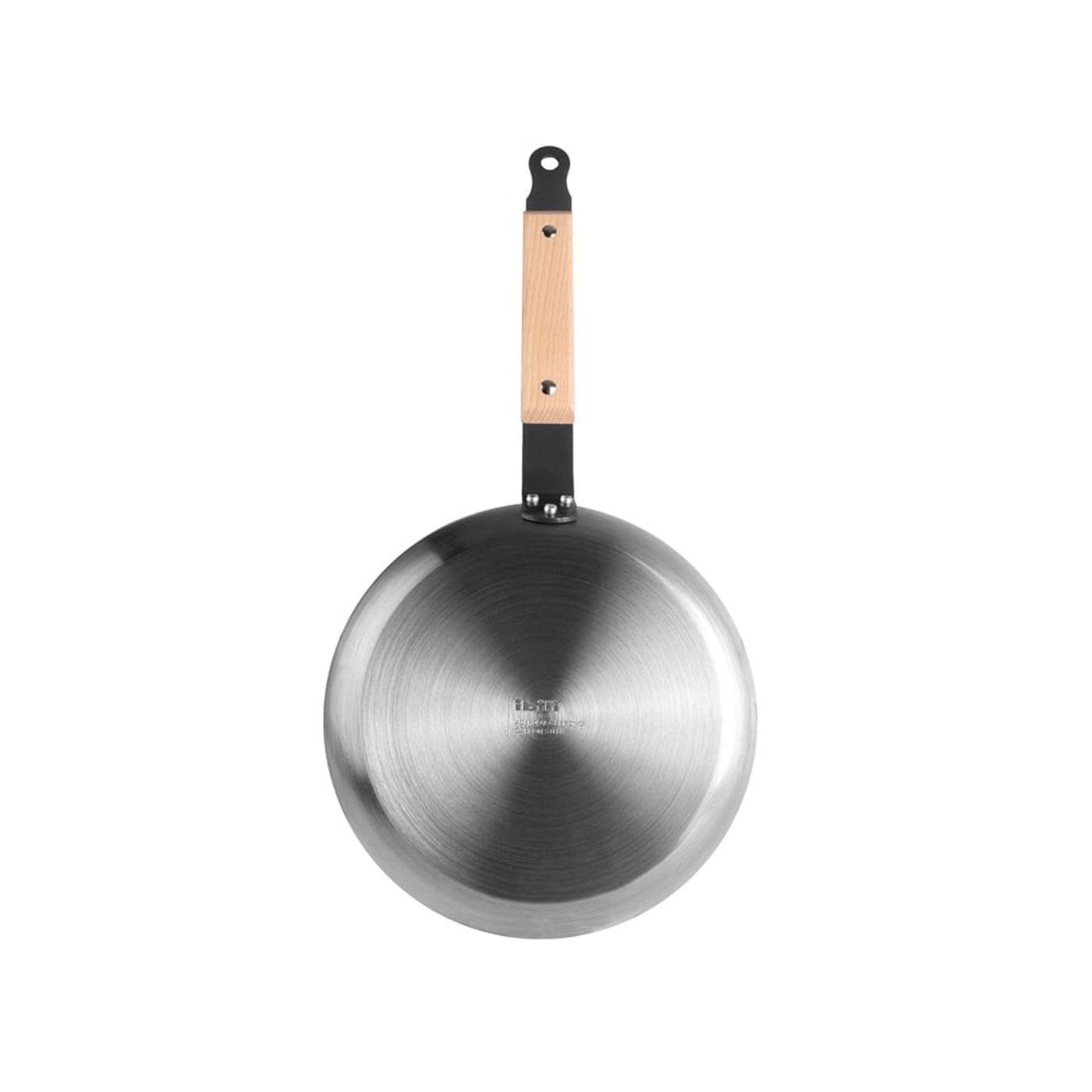 Ibili KarbonSteel szénacél serpenyő, 24 cm, ezüst/barna - 2