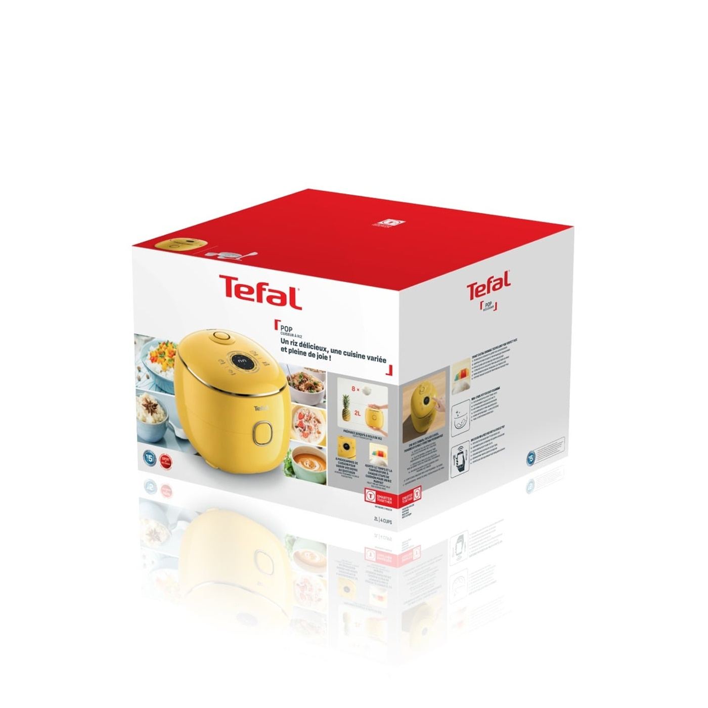 Tefal Pop RK5352E0 Multifunkciós Rizsfőző, 350 W, 0,7 L Kapacitás, 8 Program, Digitális Technológia, Melegen Tartás Funkció - 20