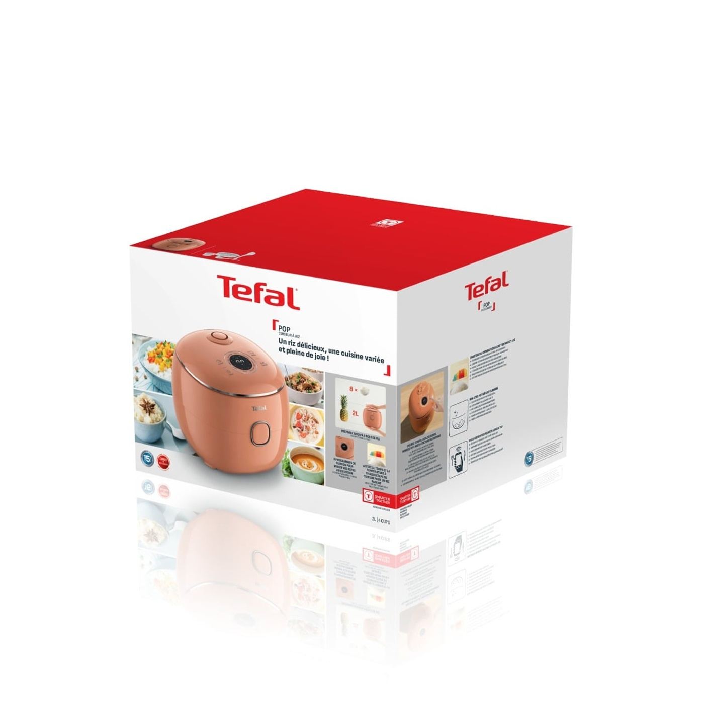 Tefal Pop RK535TE0 Multifunkciós Rizsfőző, 350 W, 0,7 L Kapacitás, 8 Program, Digitális Technológia, Melegen tartás Funkció - 19