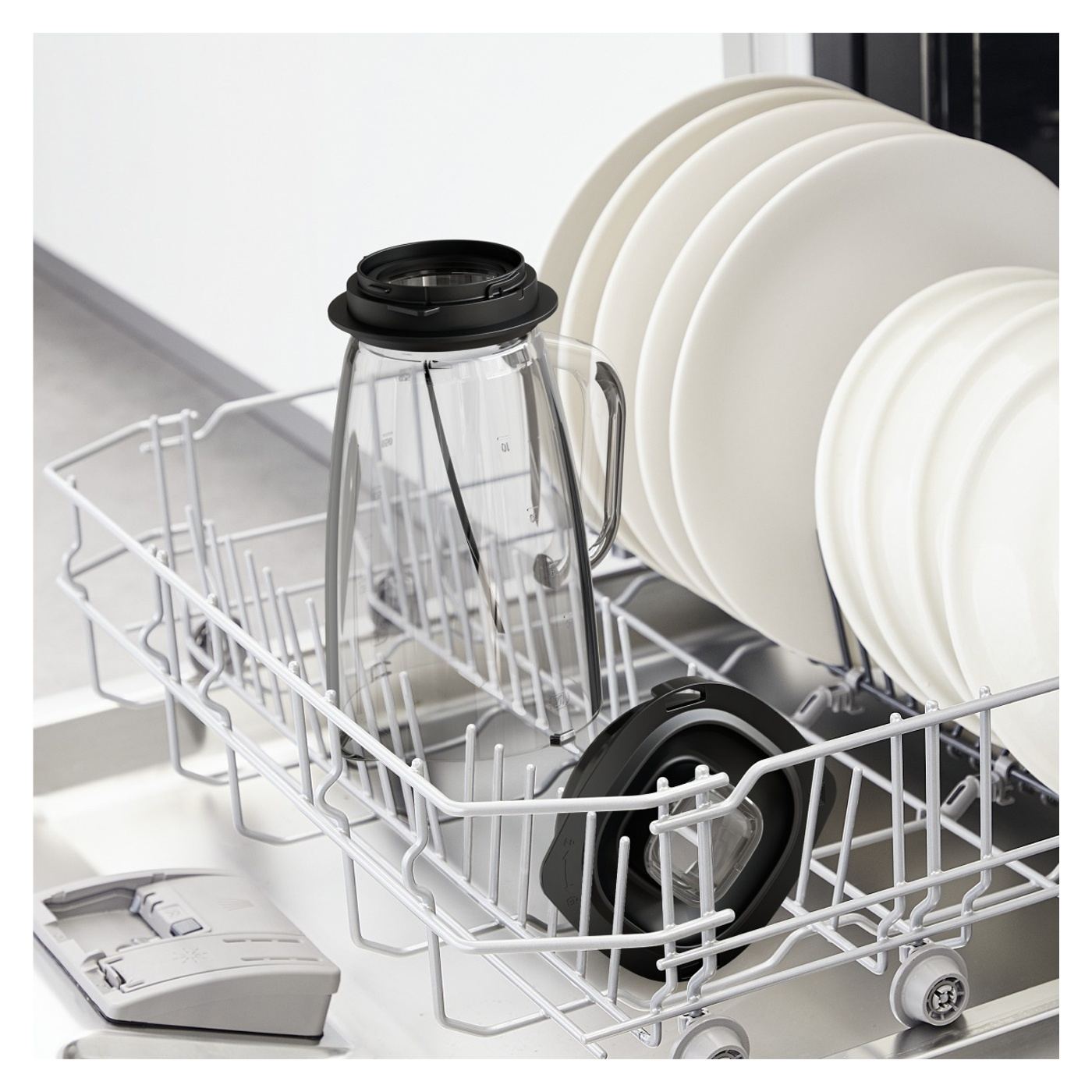 Tefal Blendforce BL5958F0 turmixgép, 800 W, 1,9 L, 2 sebesség + Pulse, 6 Powelix 3D penge, Powelix Cyclonic technológia, üvegkan - 7