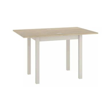 Masă extensibilă FLIP, stejar/casmir, PAL laminat, 80/160x80x78 cm