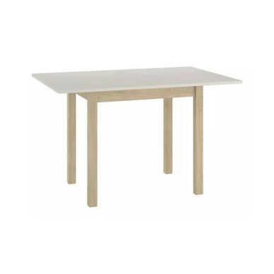 Masă extensibilă FLIP, cașmir/stejar, PAL laminat, 80/160x80x78 cm