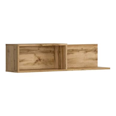 Raft perete NUIS, stejar wotan, PAL, 103x22x26 cm