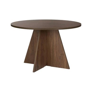 Masă VIRELLA, nuc, PAL, 120x120x75 cm