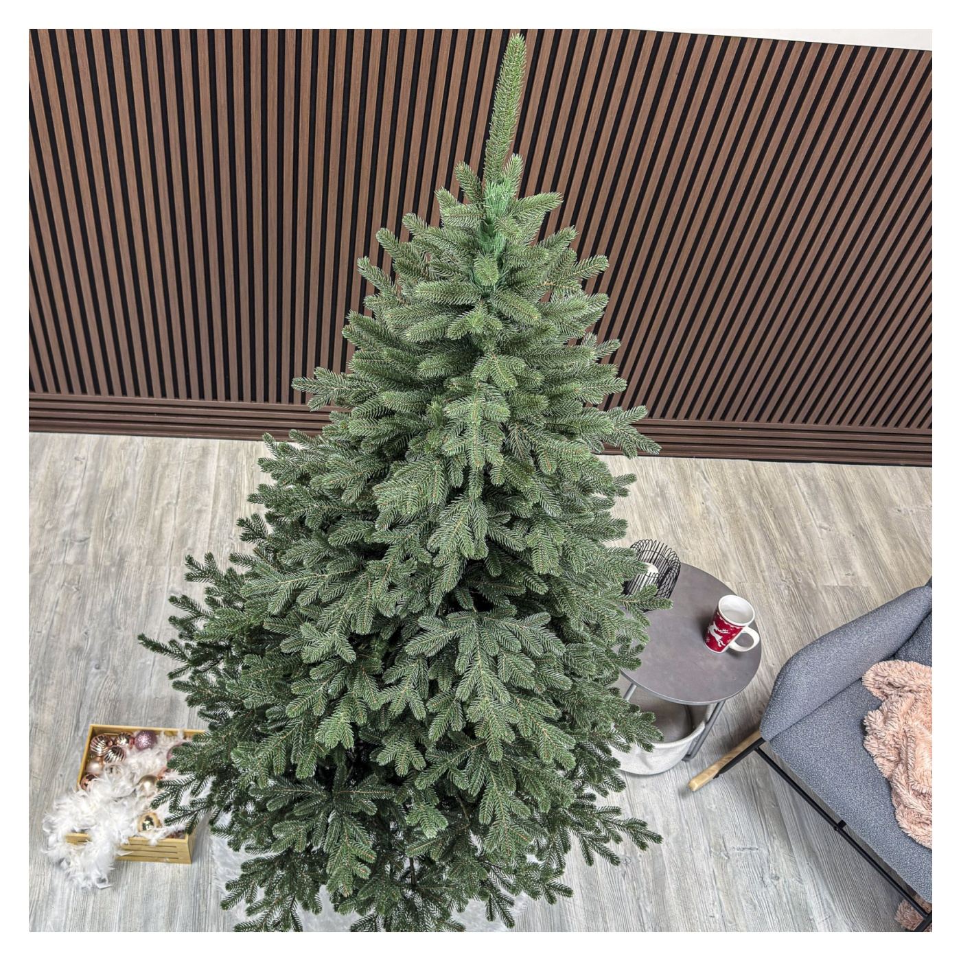 Brad artificial karácsonyfa Deluxe, Viena Select, integrált 3D, 210cm - 2