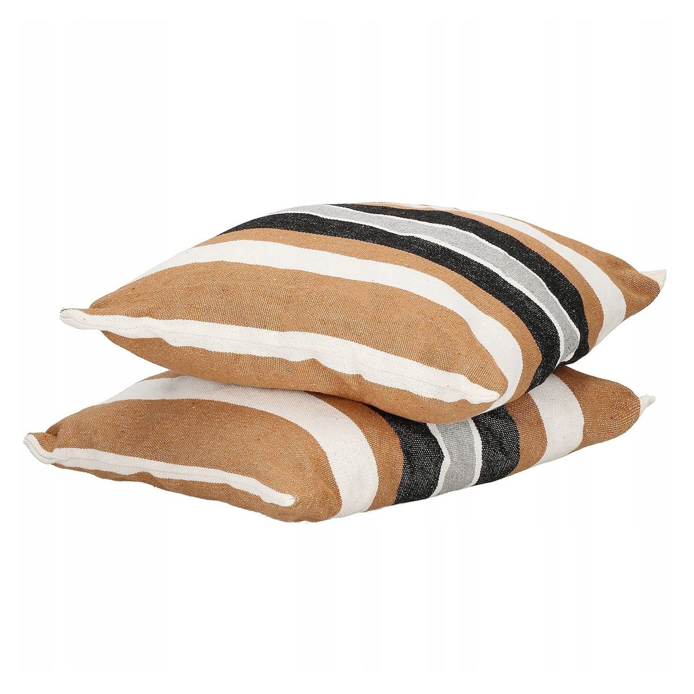 Függő Hinta Hinta Otthonra vagy Kertbe HM48, Barna Szürke Párnákkal, 130x100cm, 150kg - 13