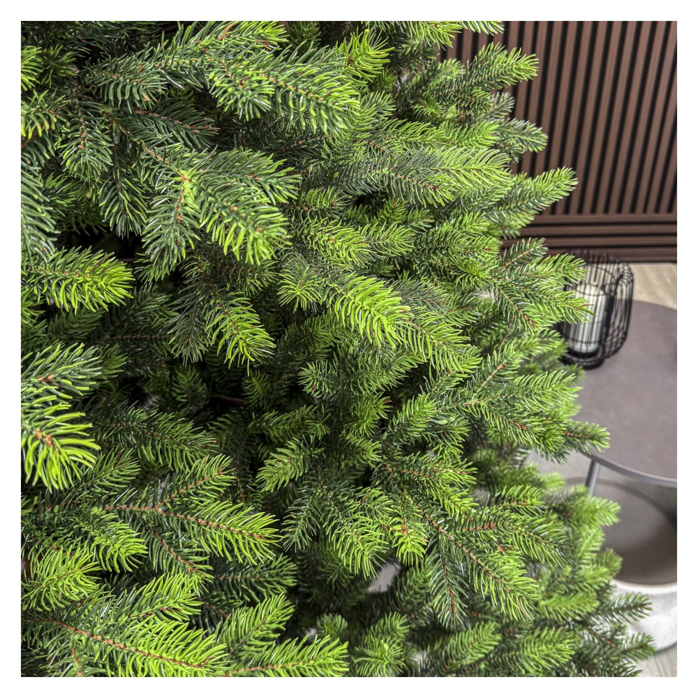 Műkarácsonyfa, Hollandia, Zöld zöld hegyekkel, Teljesen 3D, 230 cm - 8