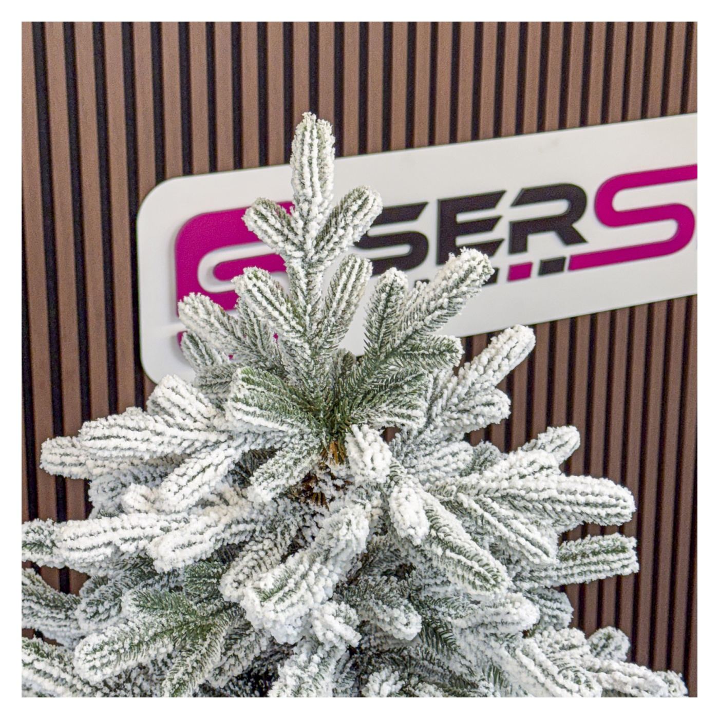Műkarácsonyfa, Alessandra Elite, hófútta, 2D+3D vegyes, 230 cm - 2