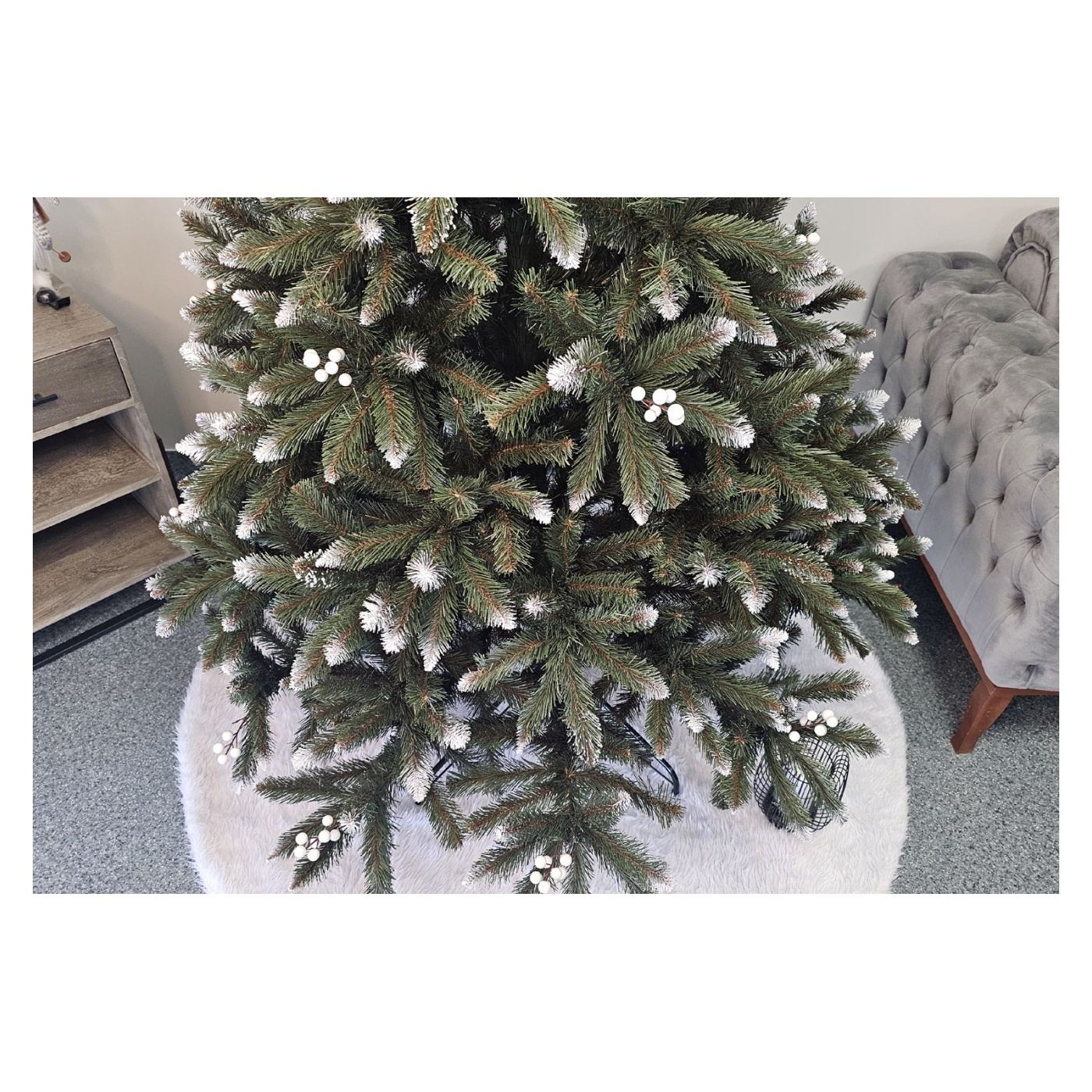 Műkarácsonyfa Deluxe, WhiteBerry, 2D, 220cm - 3