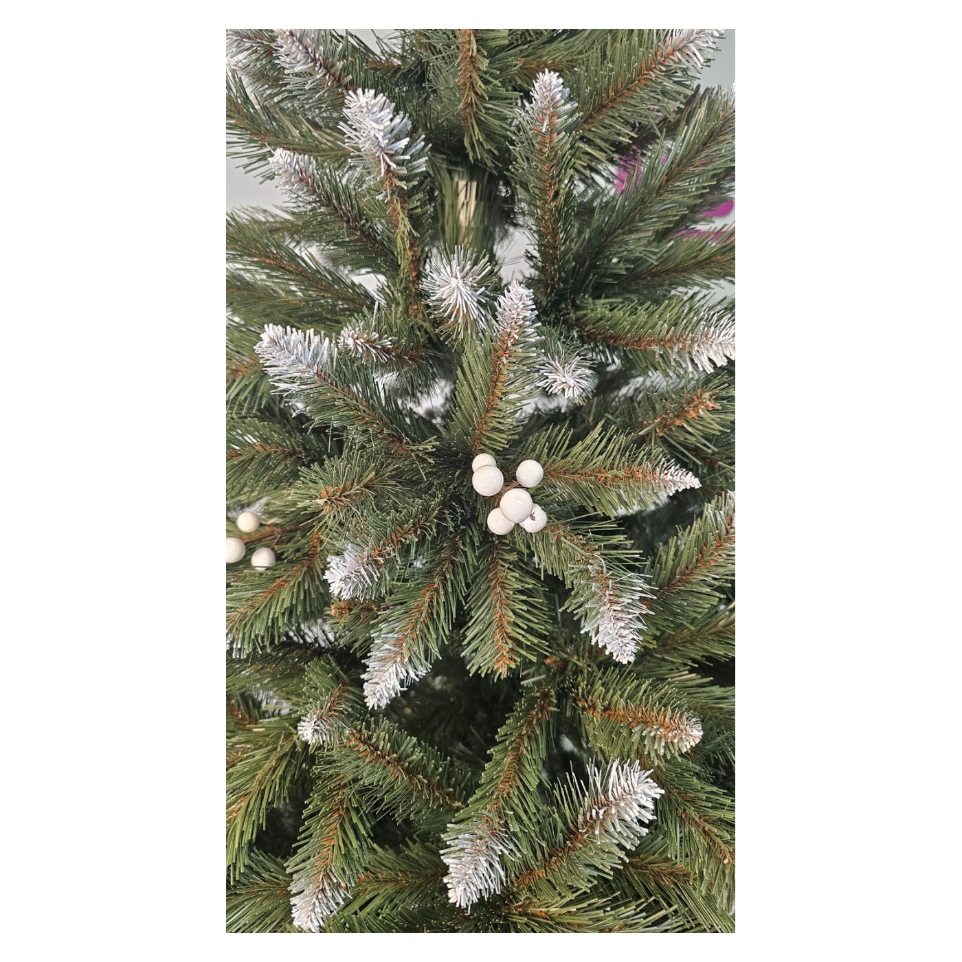 Műkarácsonyfa Deluxe, WhiteBerry, 2D, 220cm - 6