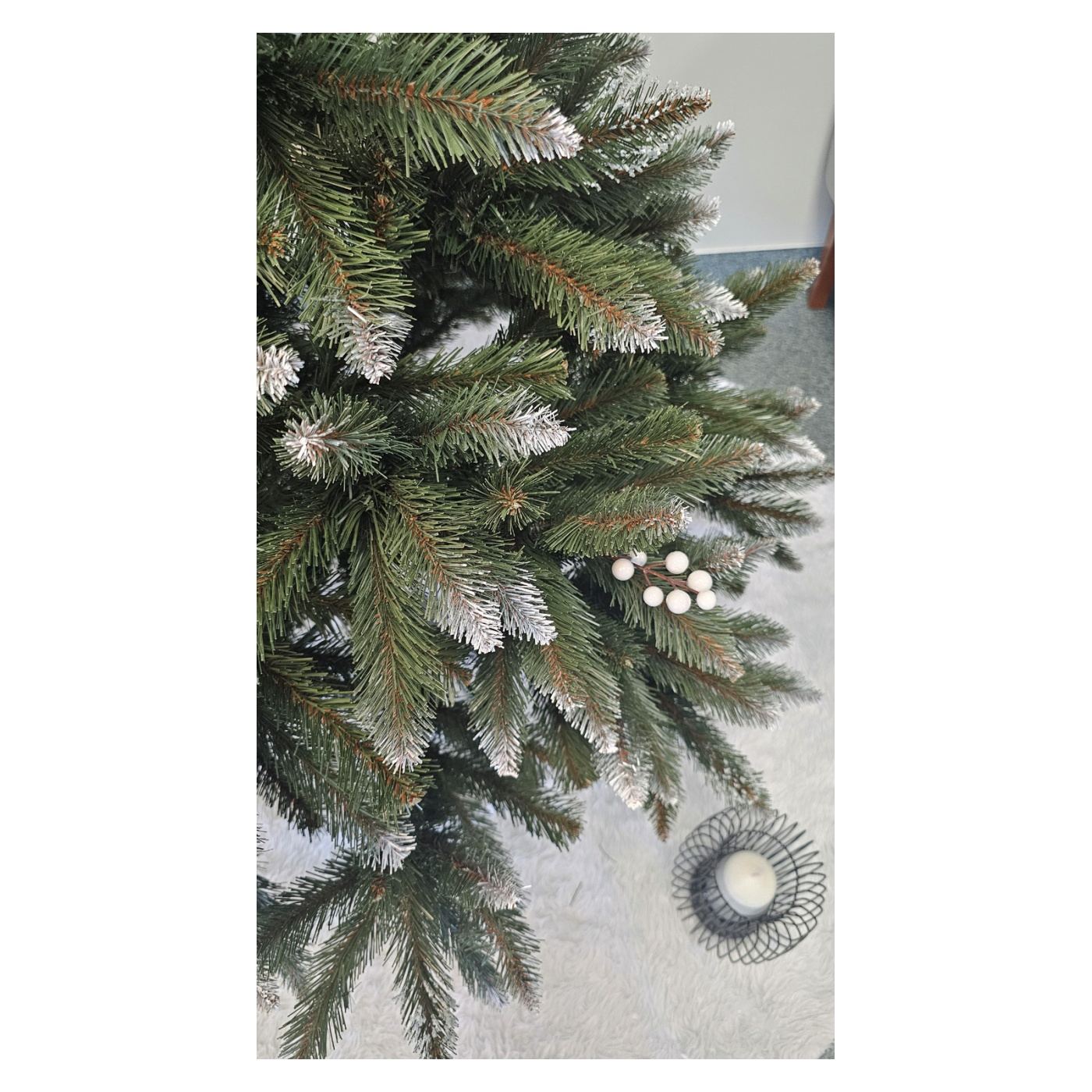 Műkarácsonyfa Brad Deluxe, WhiteBerry, 2D, 180cm - 11