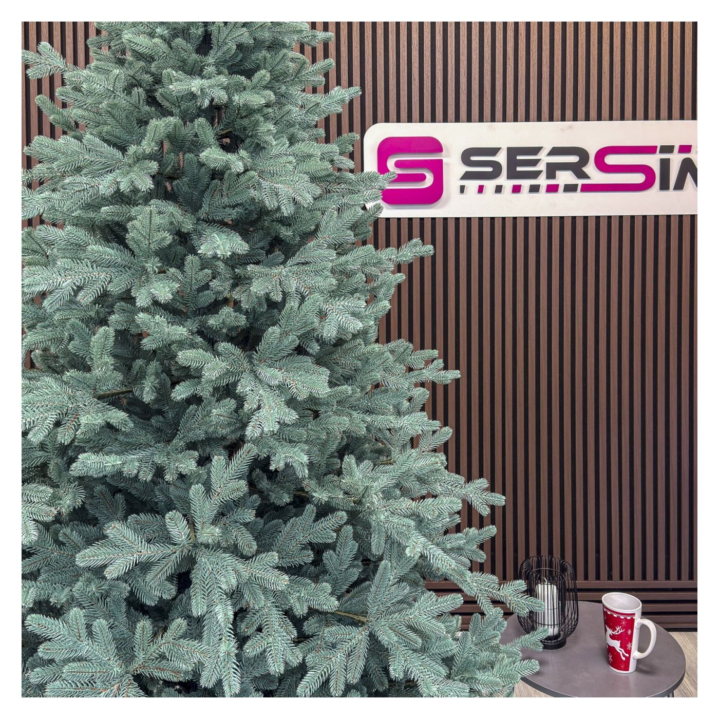 Brad karácsonyfa Deluxe, Viena Select Silver, teljesen 3D, 250 cm - 12