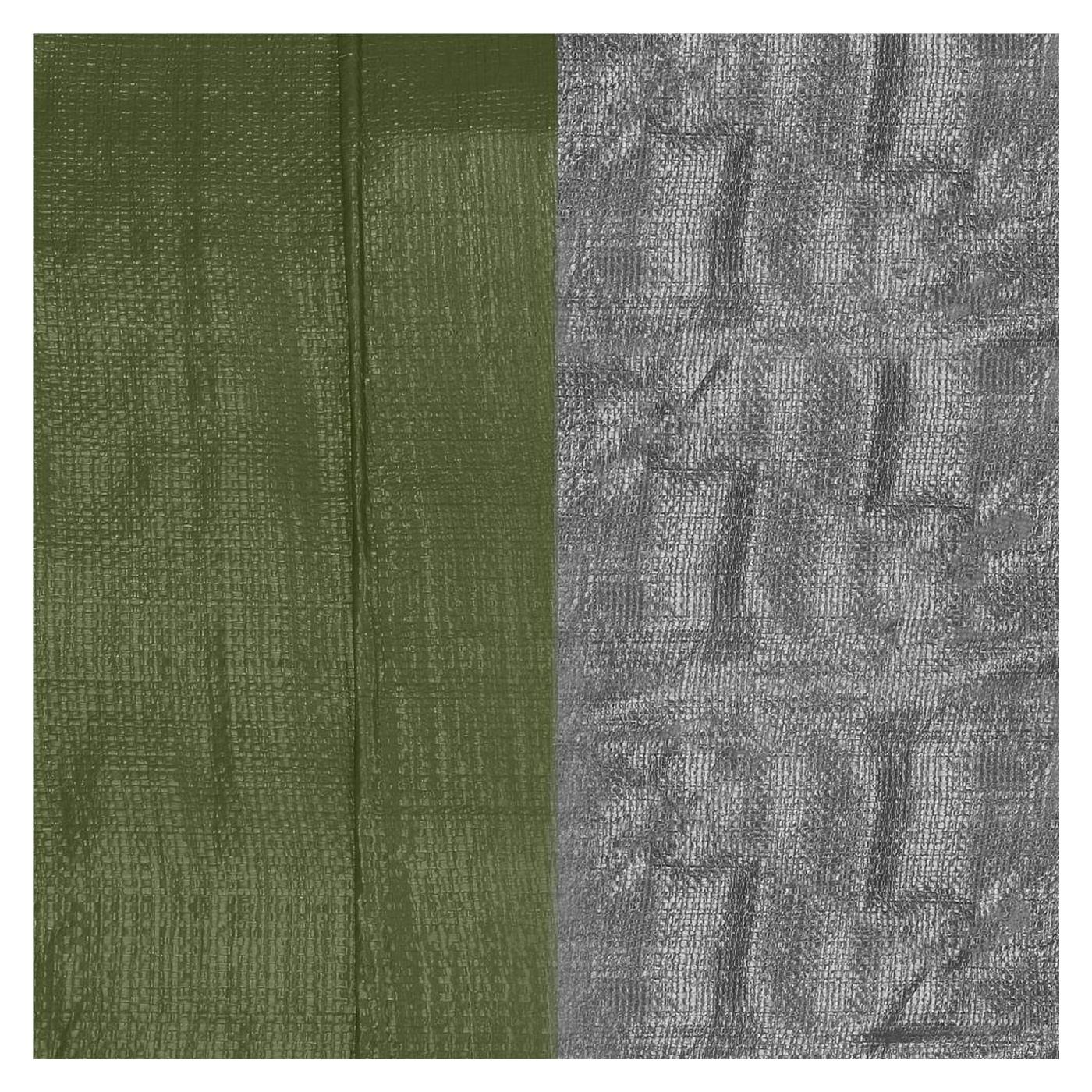 Vízálló laminált polietilén ponyva, 120g/m2, 3x4m, zöld - 11