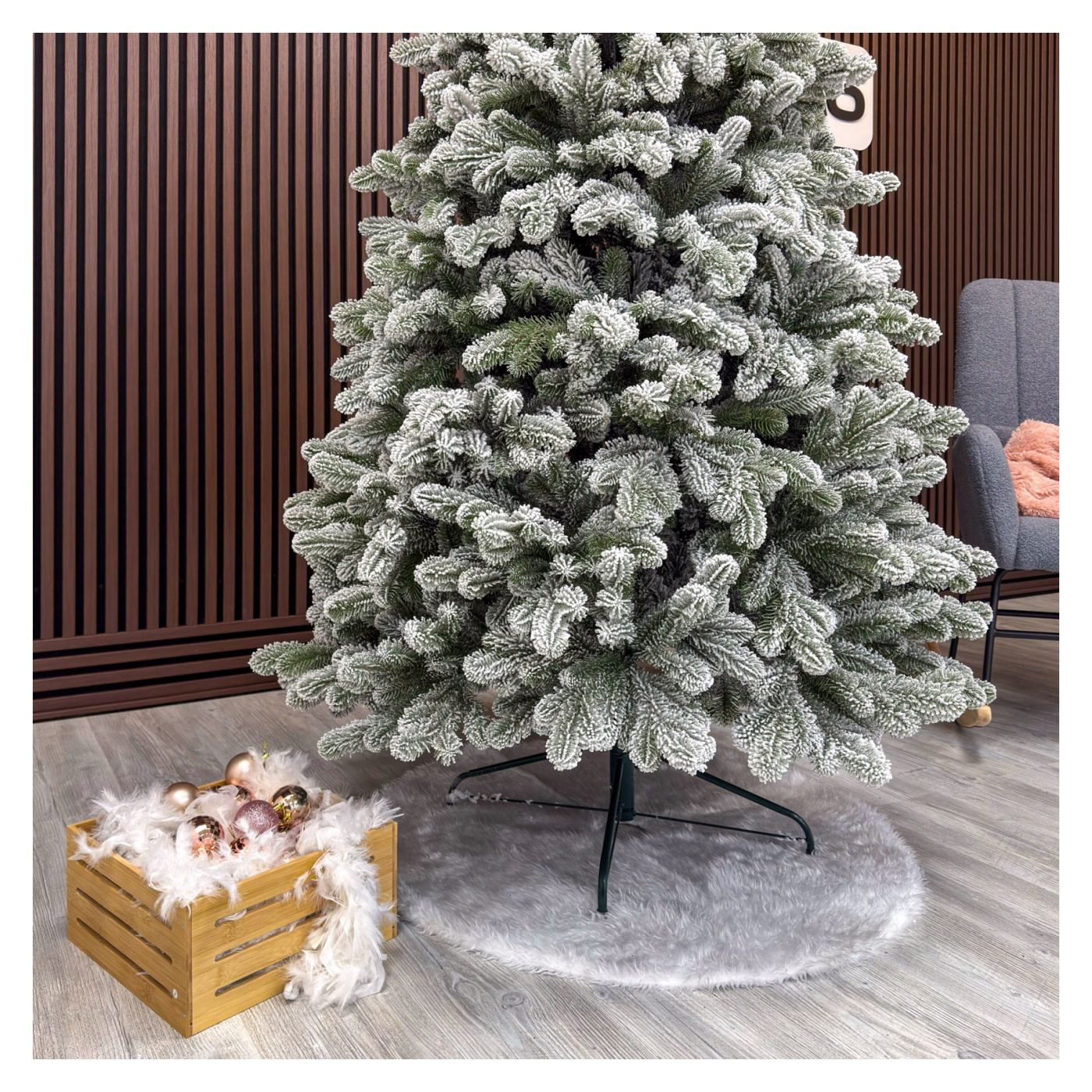 Műkarácsonyfa, Lore d'Neige Elite, Havas, 2D+3D Mix, 200 cm - 4