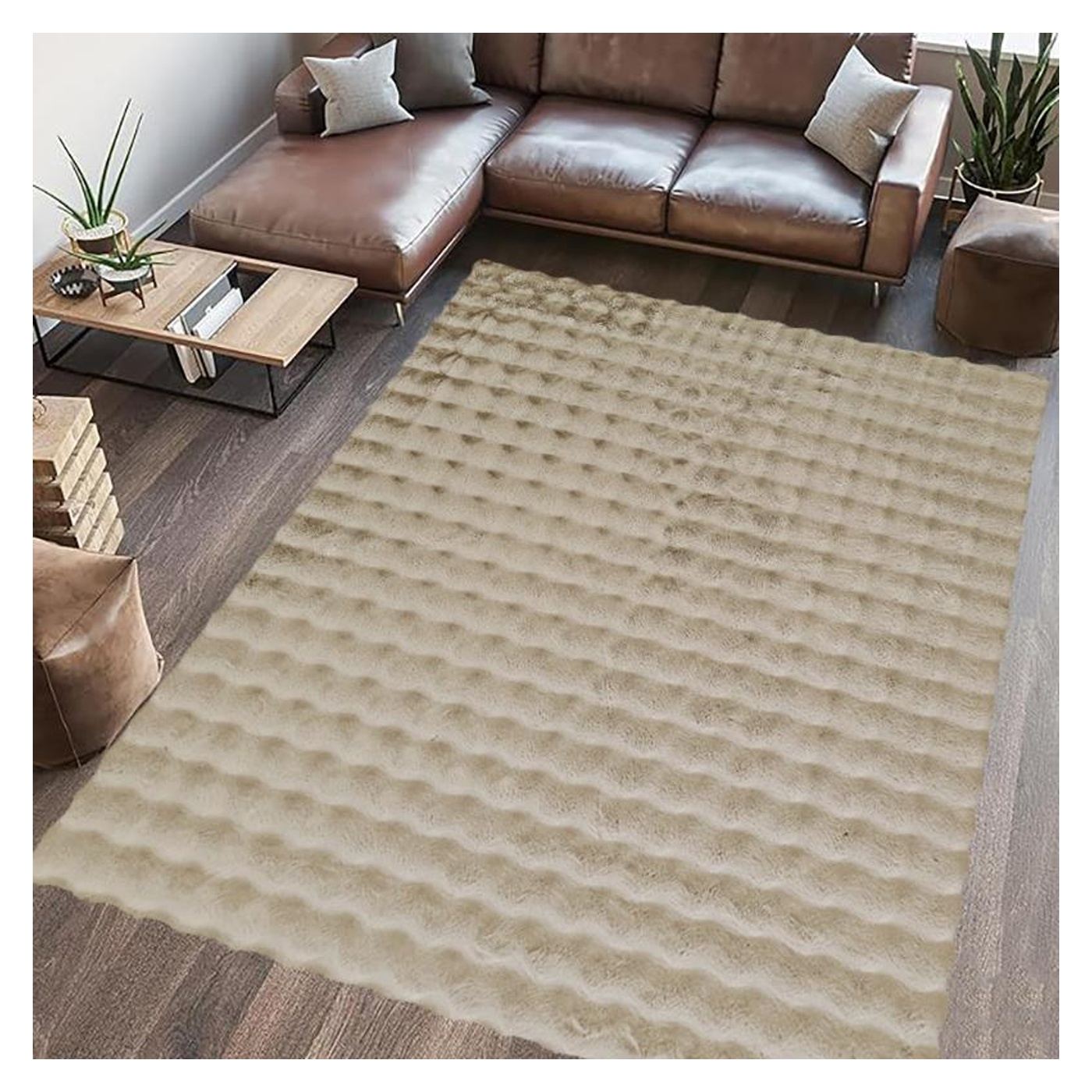 PAOPAO MŰSZŐRME SZŐNYEG 80X150 CM BÉZS - 2