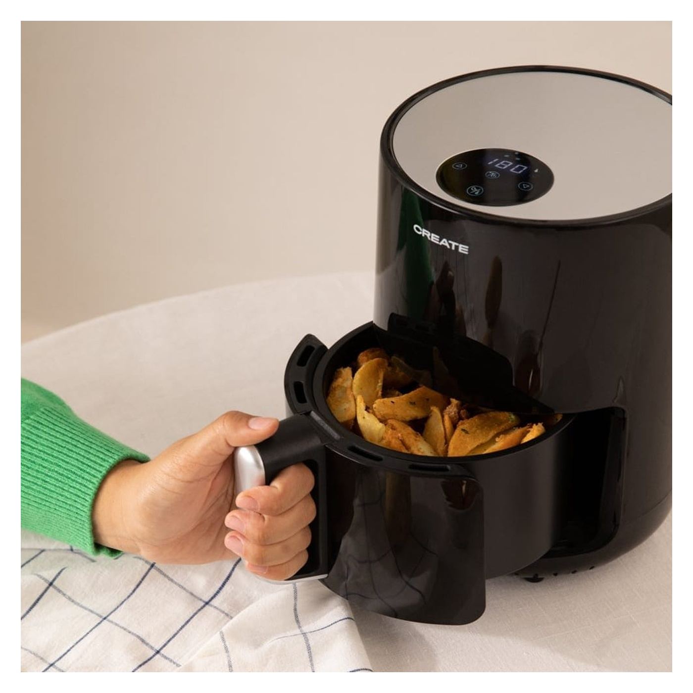 CREATE Air Fryer, 1,5 L, Fekete - 2