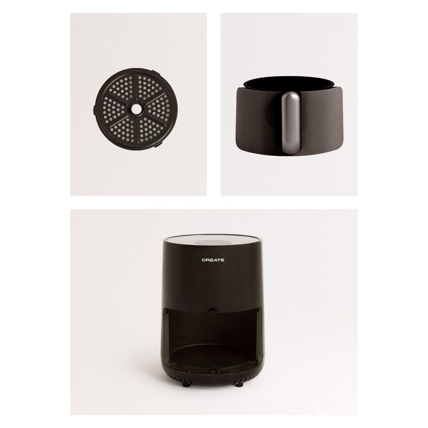 CREATE Air Fryer, 1,5 L, Fekete - 5