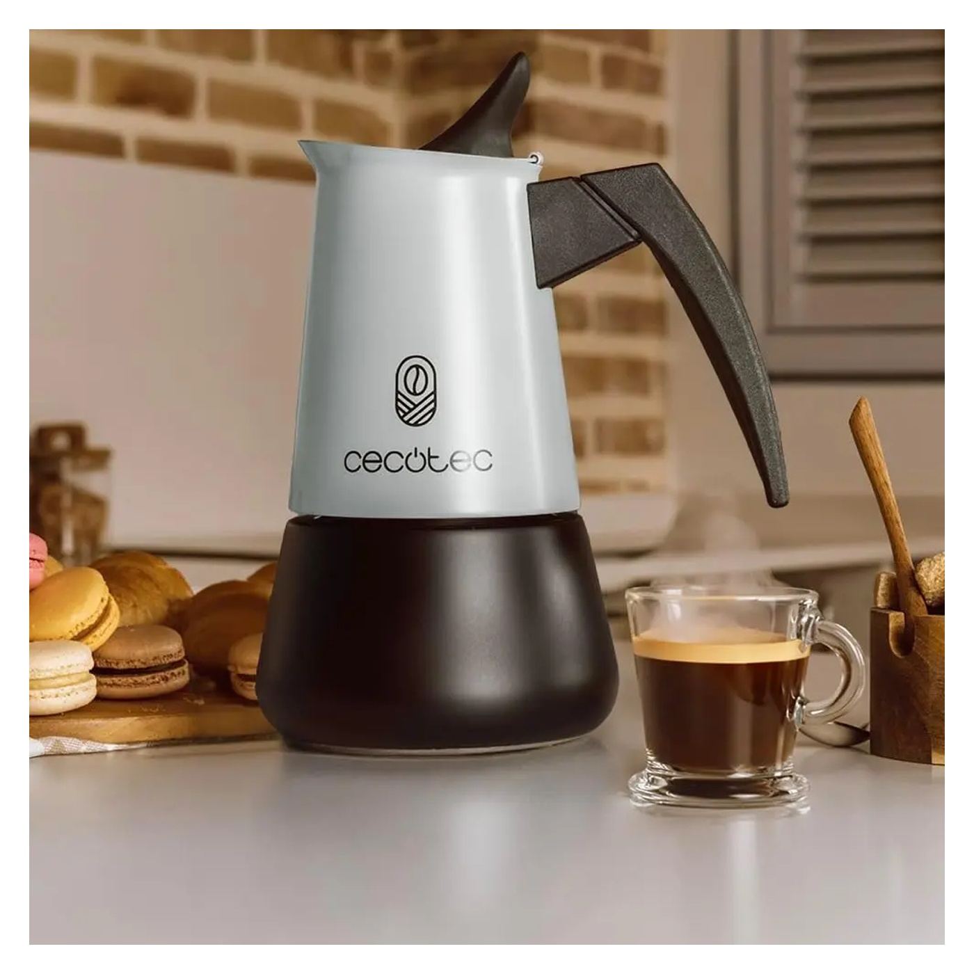 Kotyogós kávéfőző, Cecotec, Piccolina 900, 10 csésze, Kék - 2
