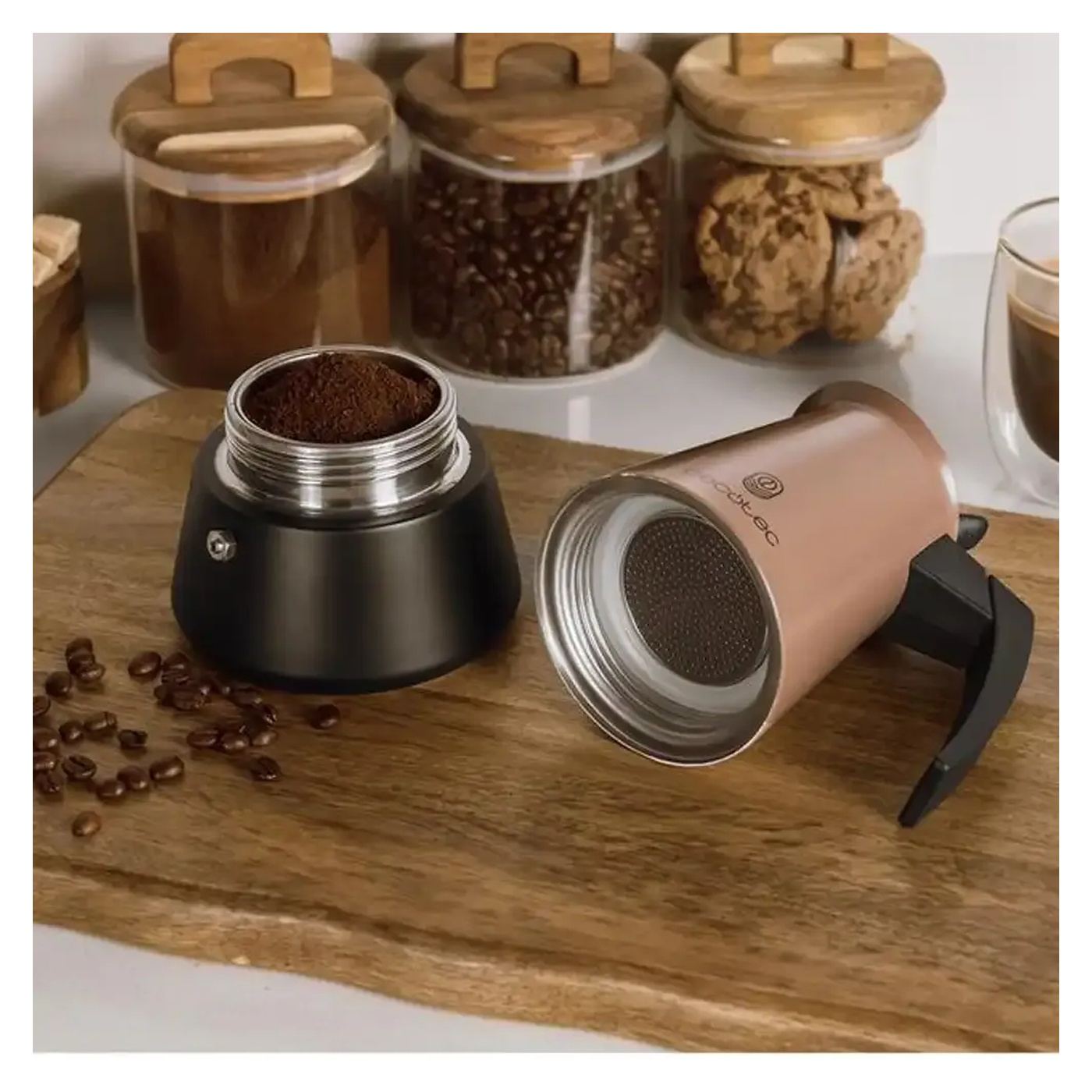 Moka kávéfőző, Cecotec, Piccolina 200, 2 csésze, rozsdamentes acél - 4
