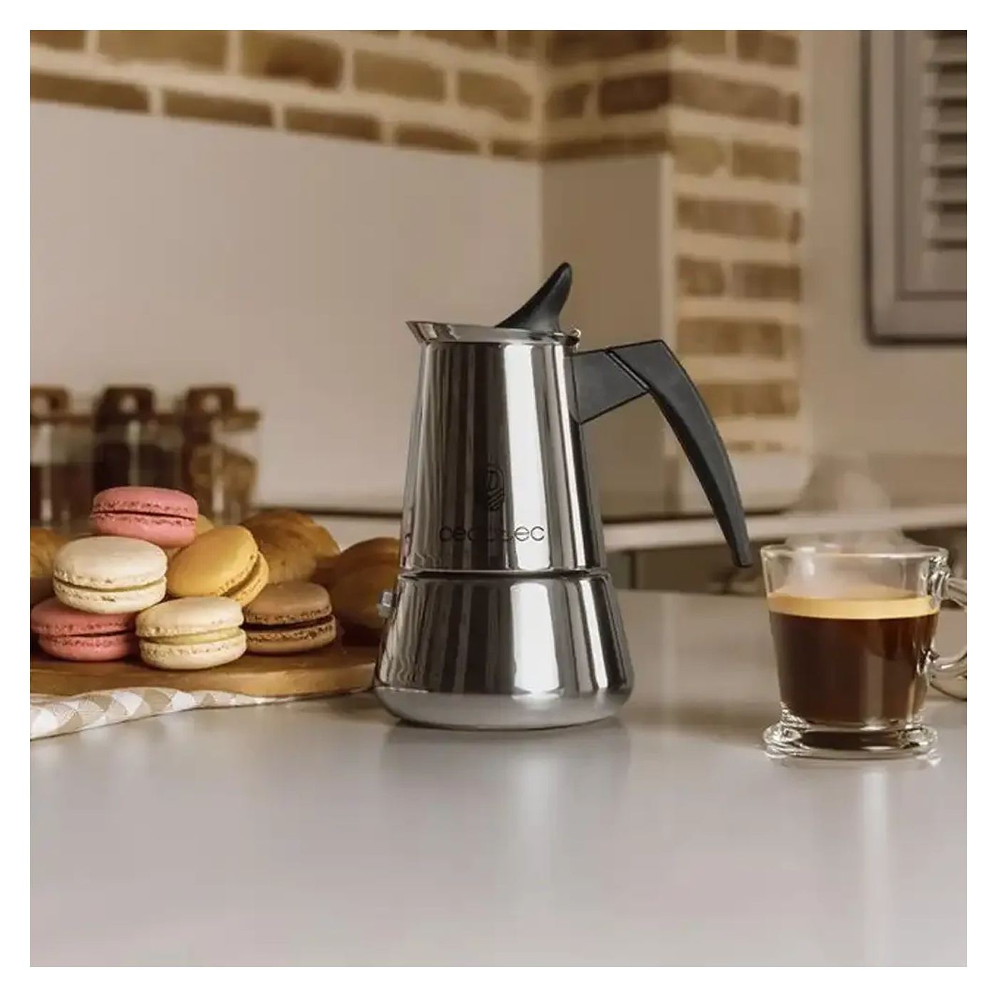 Moka kávéfőző, Cecotec, Piccolina 200, 2 csésze, rozsdamentes acél - 6