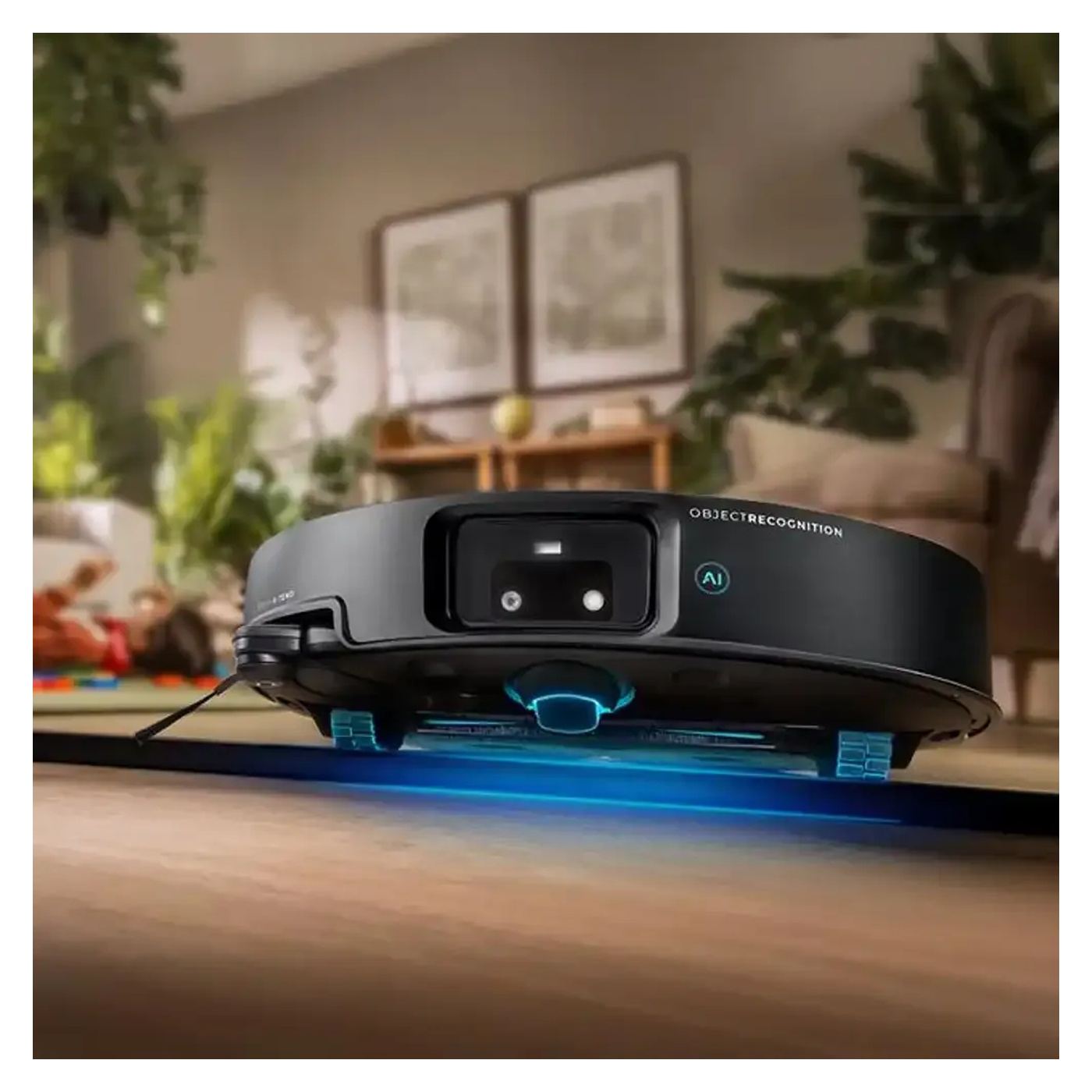 4 az 1-ben Okos Robotporszívó AI Pro Lézerrel és Integrált Kamerával, Cecotec, Conga X100, Navigációs Funkció, Fekete - 5