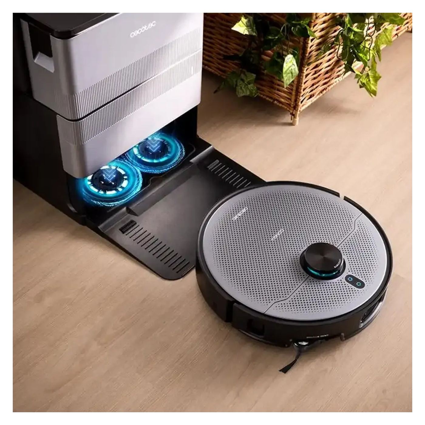 4 az 1-ben Okos Robotporszívó AI Pro Lézerrel és Integrált Kamerával, Cecotec, Conga X100, Navigációs Funkció, Fekete - 6