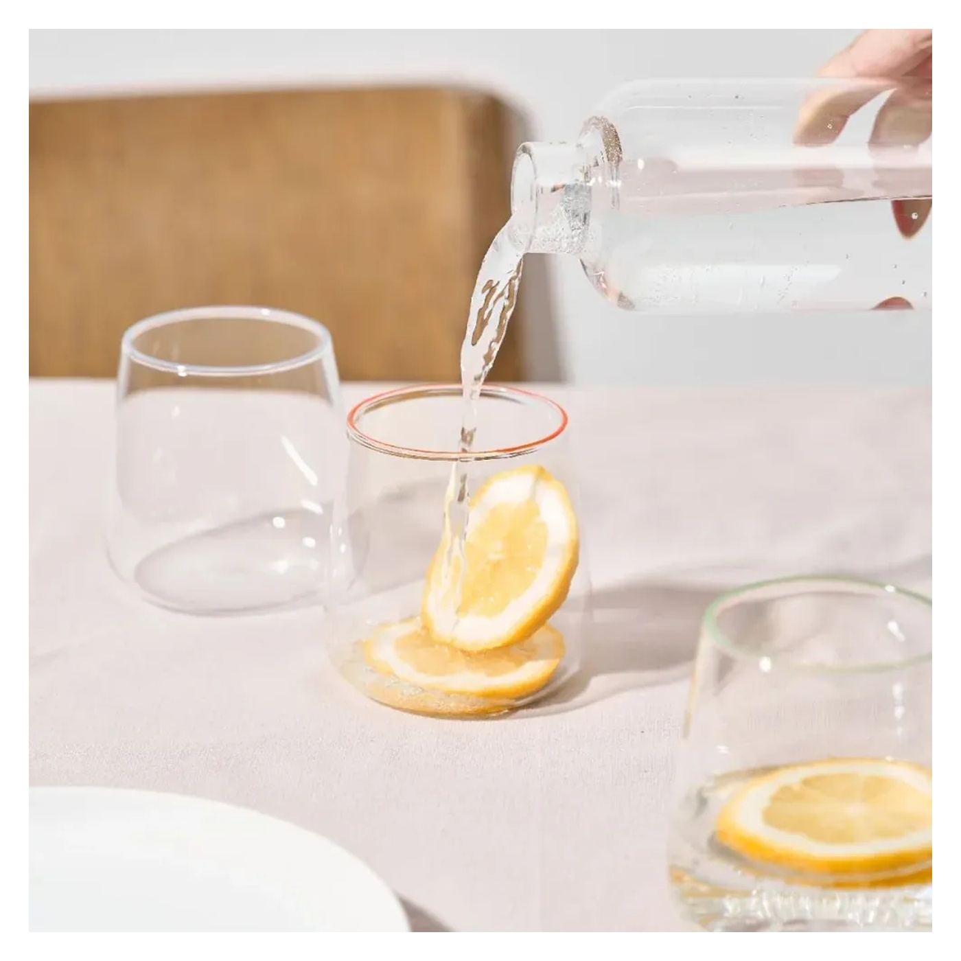 4 db Prémium Pohár Készlet, Lieblingsglas, 0.33 liter, Átlátszó - 2