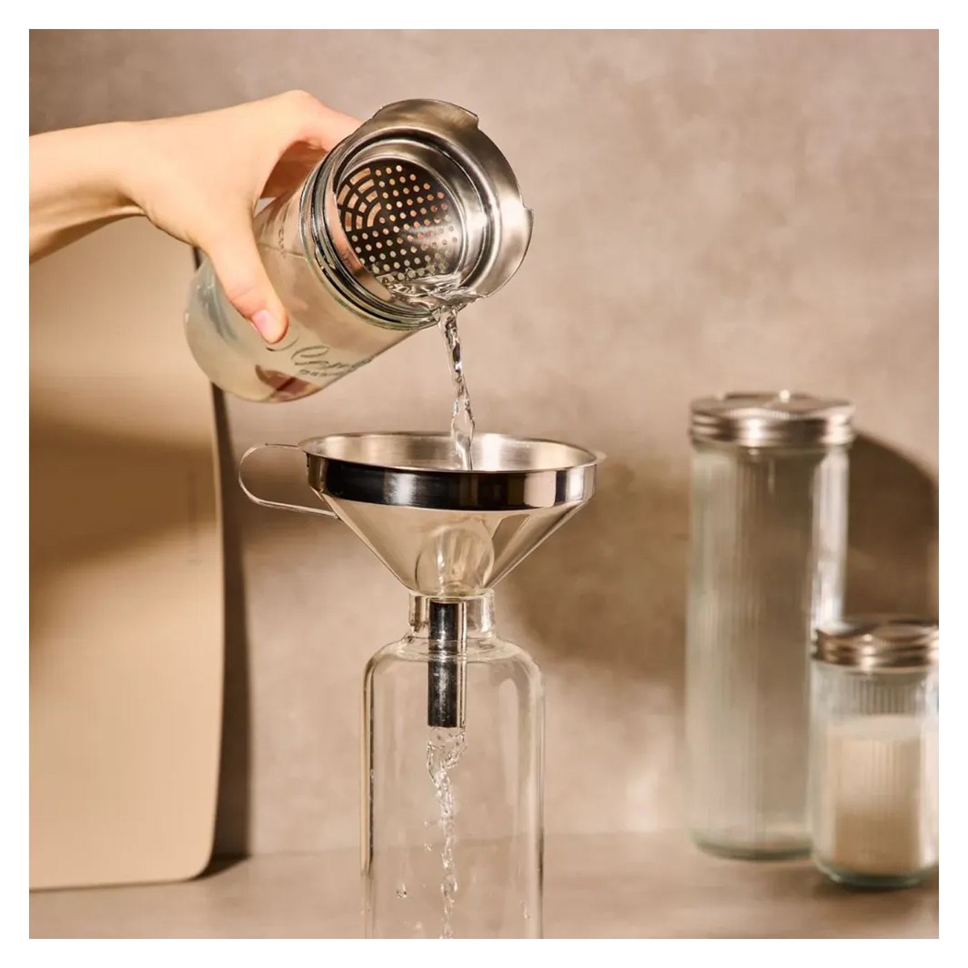 Prémium tölcsér rozsdamentes acél szűrővel, Lieblingsglas, Rozsdamentes acél - 4
