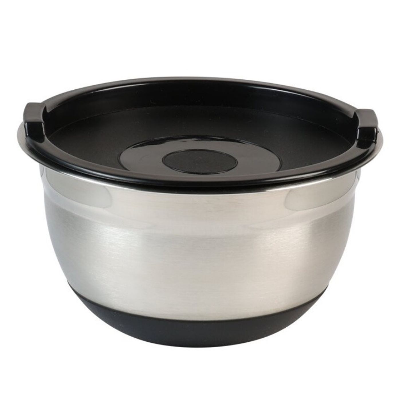 Kesper 3 részes keverőtál szett tetővel, 700/1,1/1,5 L, rozsdamentes acél, mérlegskála, széles perem, csúszásmentes talp - 3