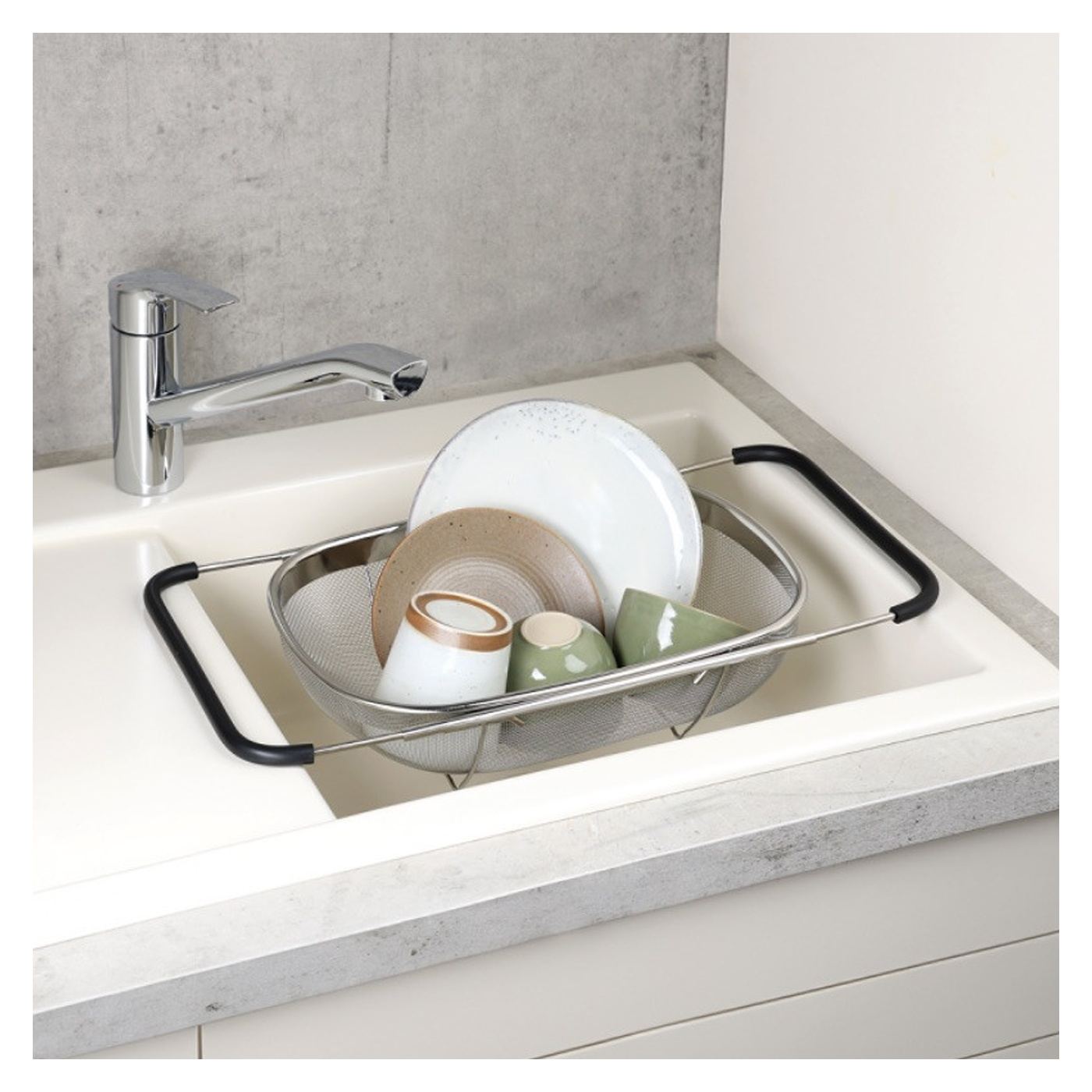 Kesper Expandable Szűrő 90940, 36.5-55 cm, Rozsdamentes acél, Ezüst - 2
