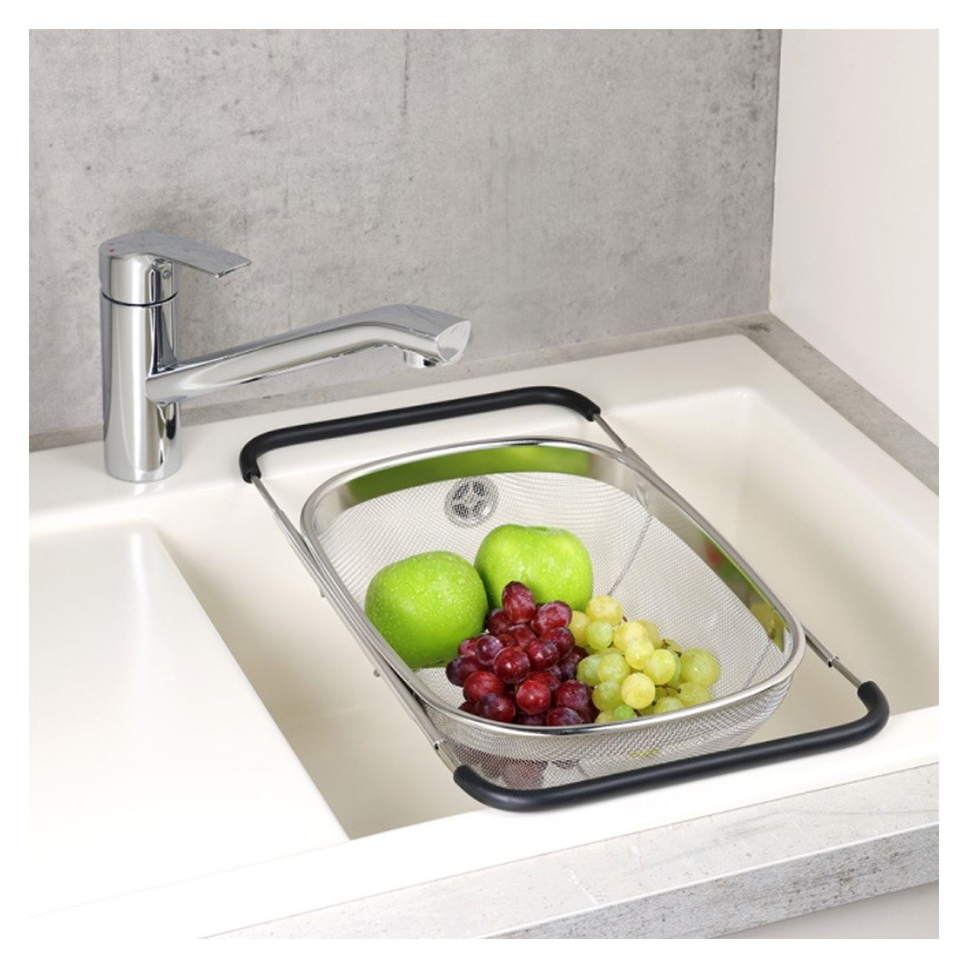 Kesper Expandable Szűrő 90940, 36.5-55 cm, Rozsdamentes acél, Ezüst - 3