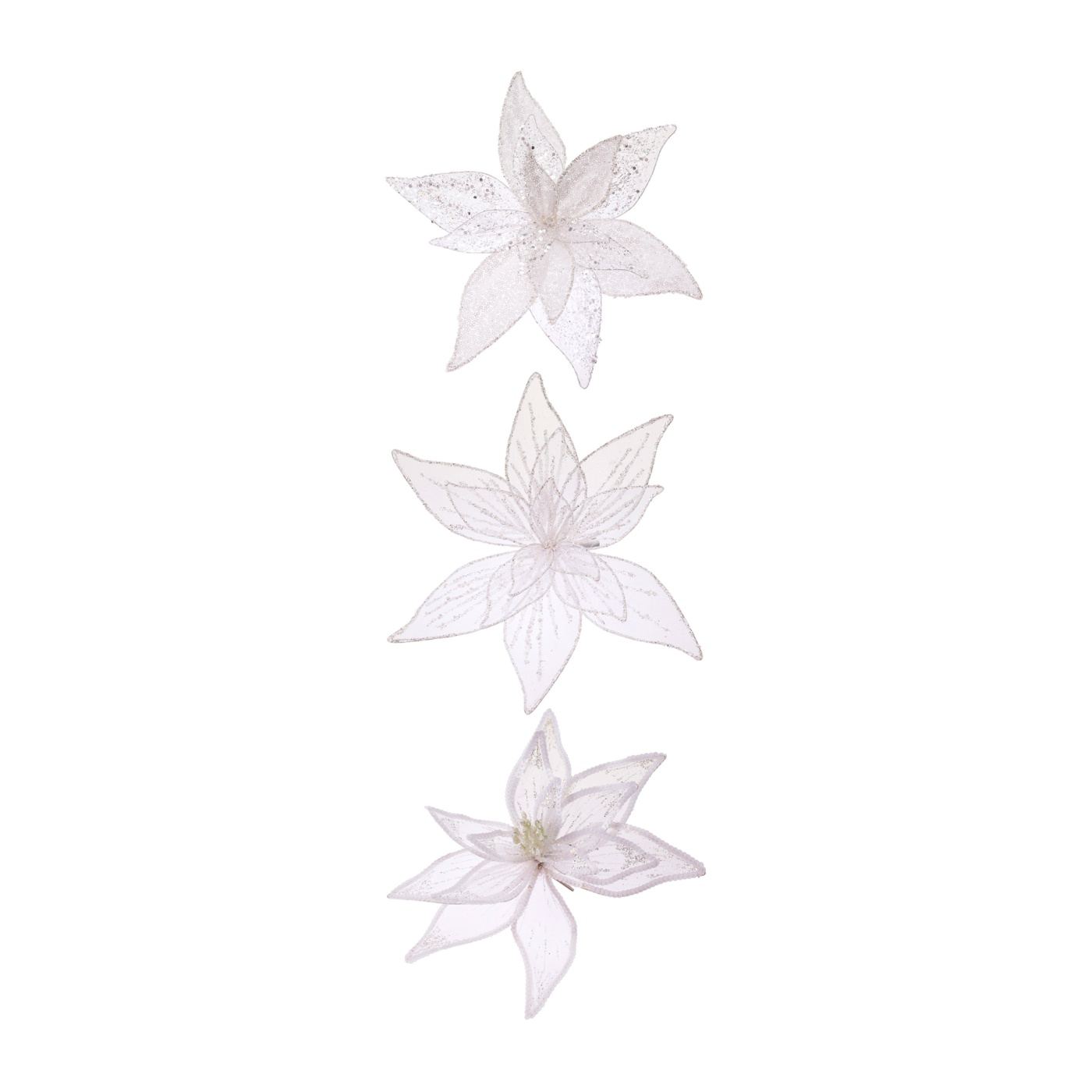 Mesterséges virág Craciunita, klippel, 20 cm - 2
