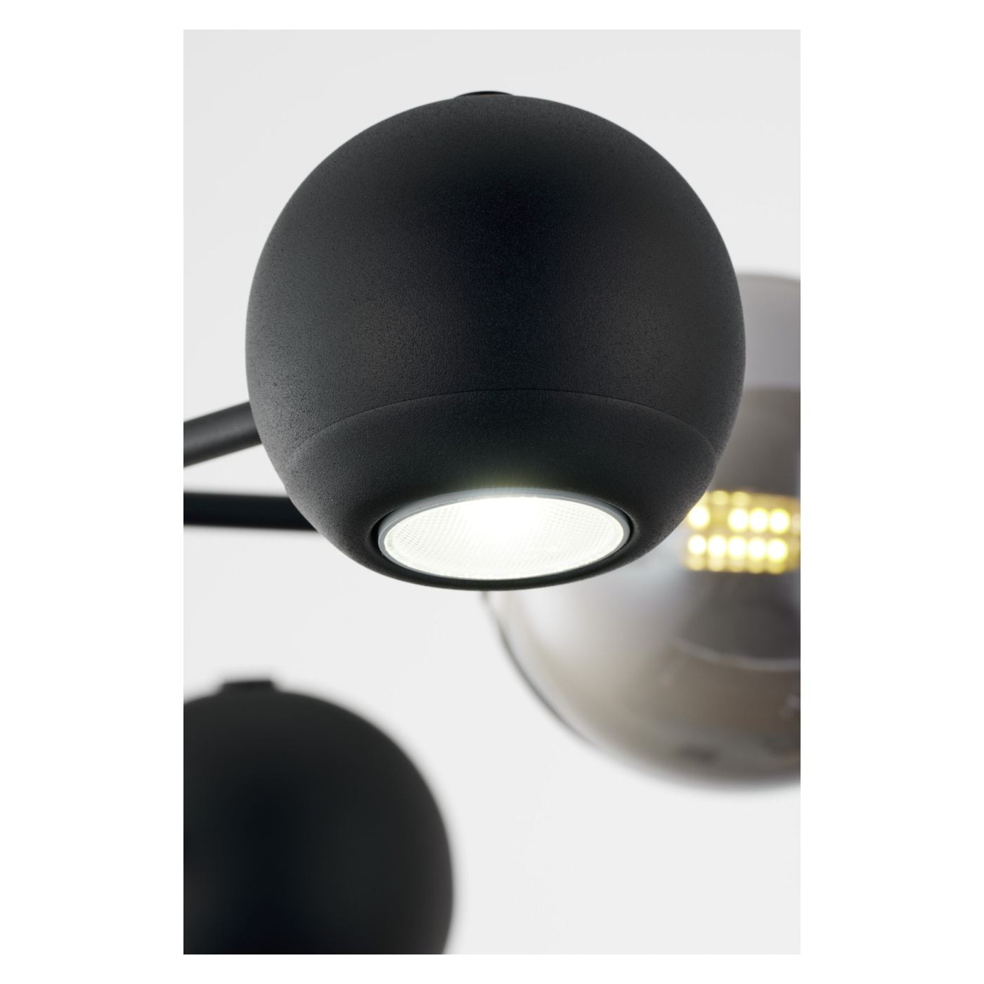 JUPITER MOKA sorozatú csillár, fekete, füst, 3xG9/3xGU10/14W - 7