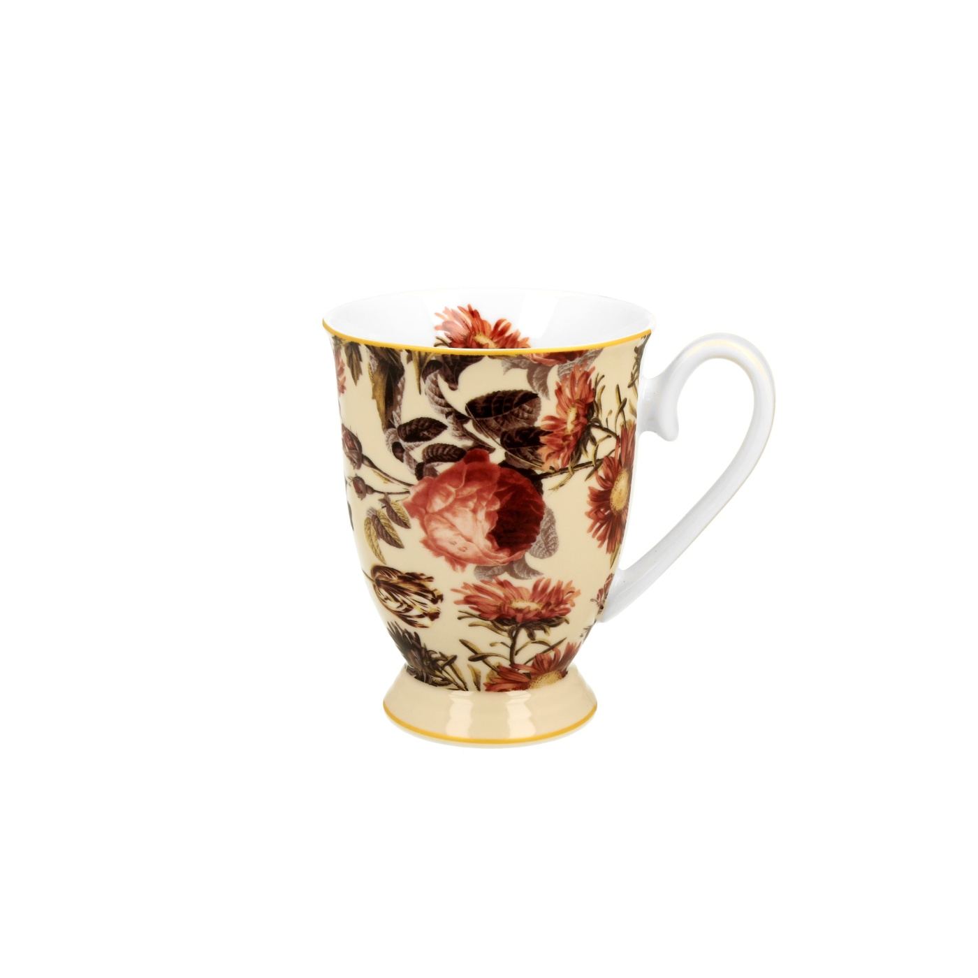 Porcelán bögre, teához, Peony, 325 ml - 2