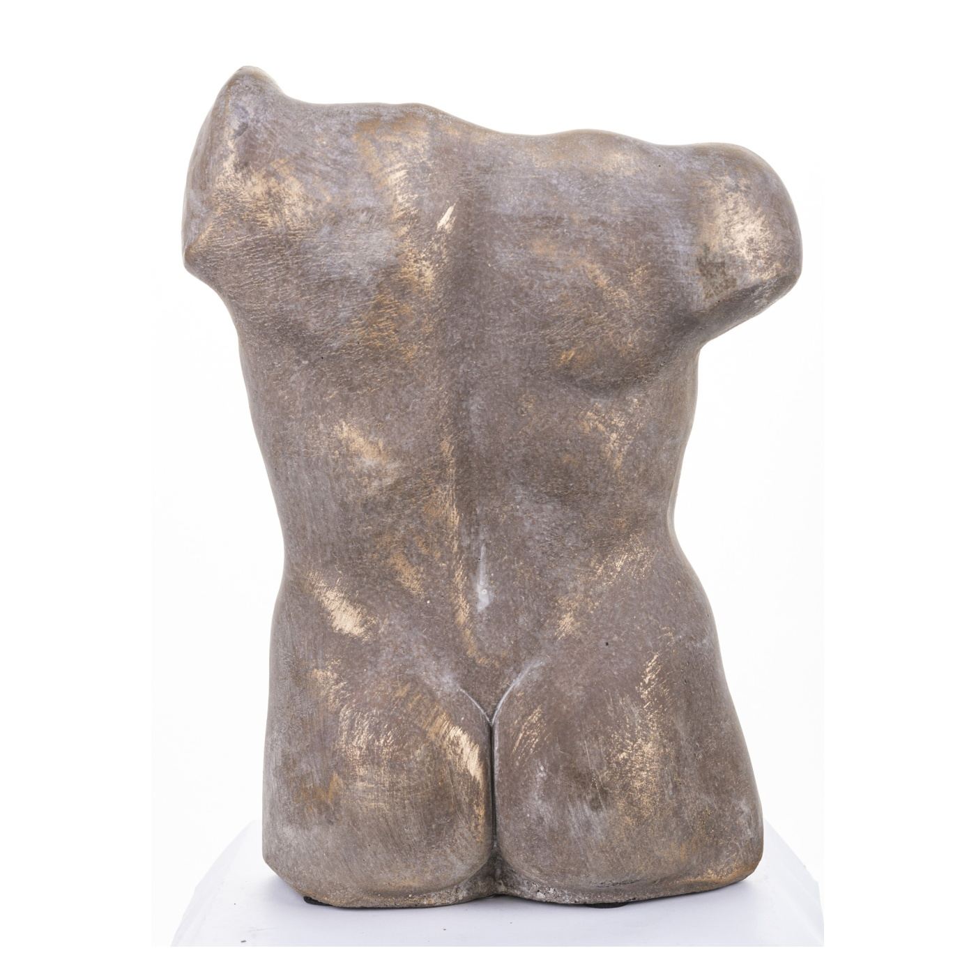 Dekoráció férfi mellszobor, bronz, 28x21x13 cm - 3