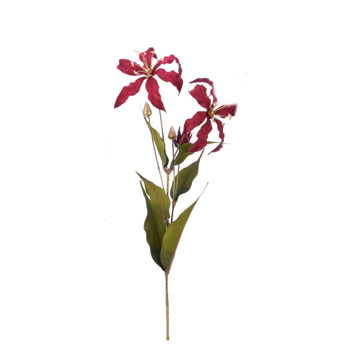 Mesterséges virág Liliom, 10x28x85 cm - 2