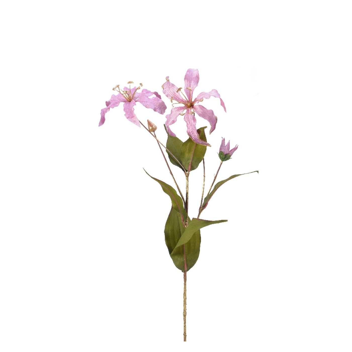 Mesterséges virág Liliom, 10x28x85 cm - 3