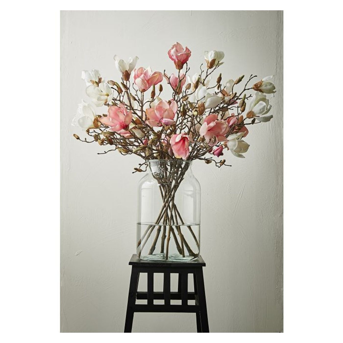 Mesterséges Magnolia virág, rózsaszín, 88 cm - 2