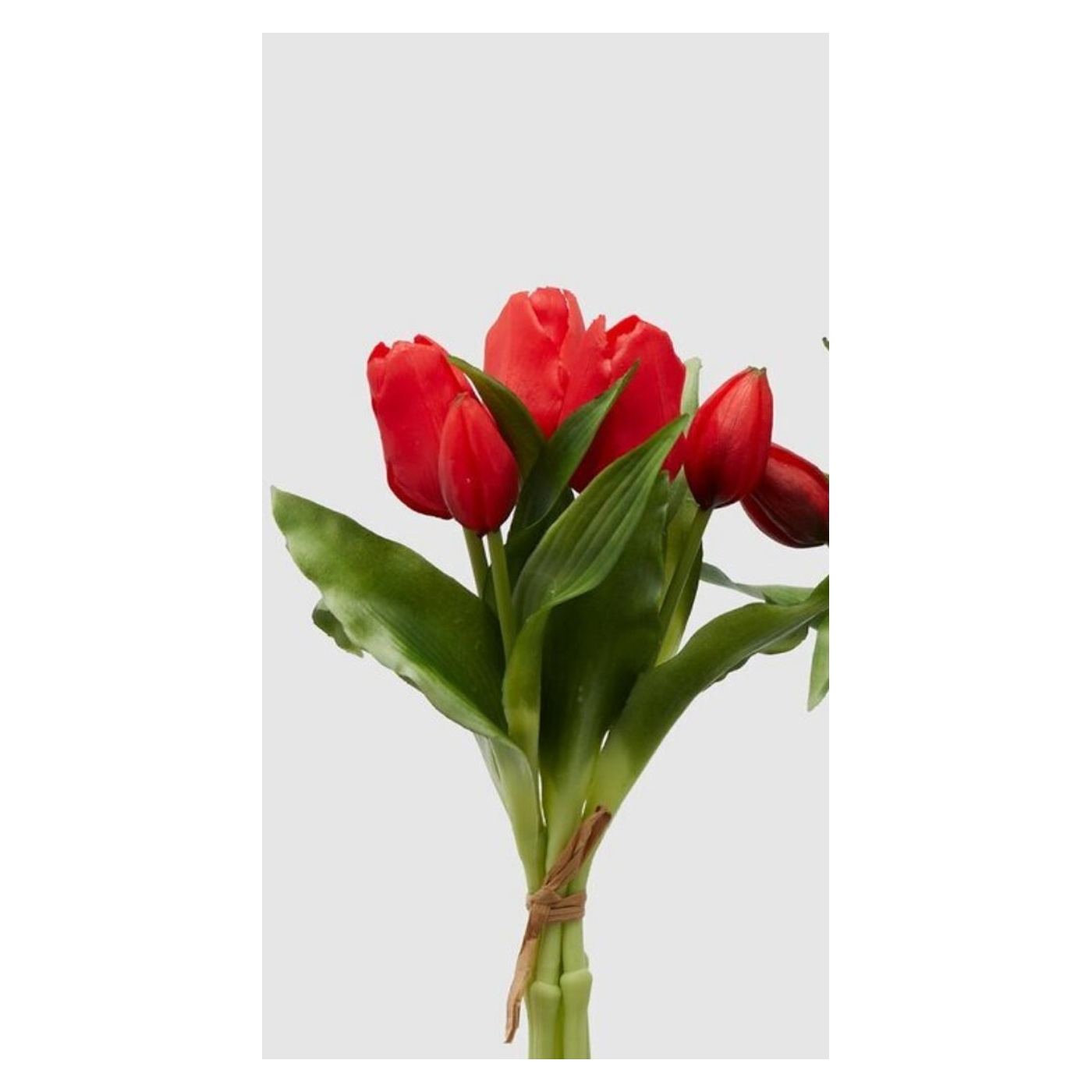 Mesterséges virágcsokor Tulipán, piros, 28 cm - 2