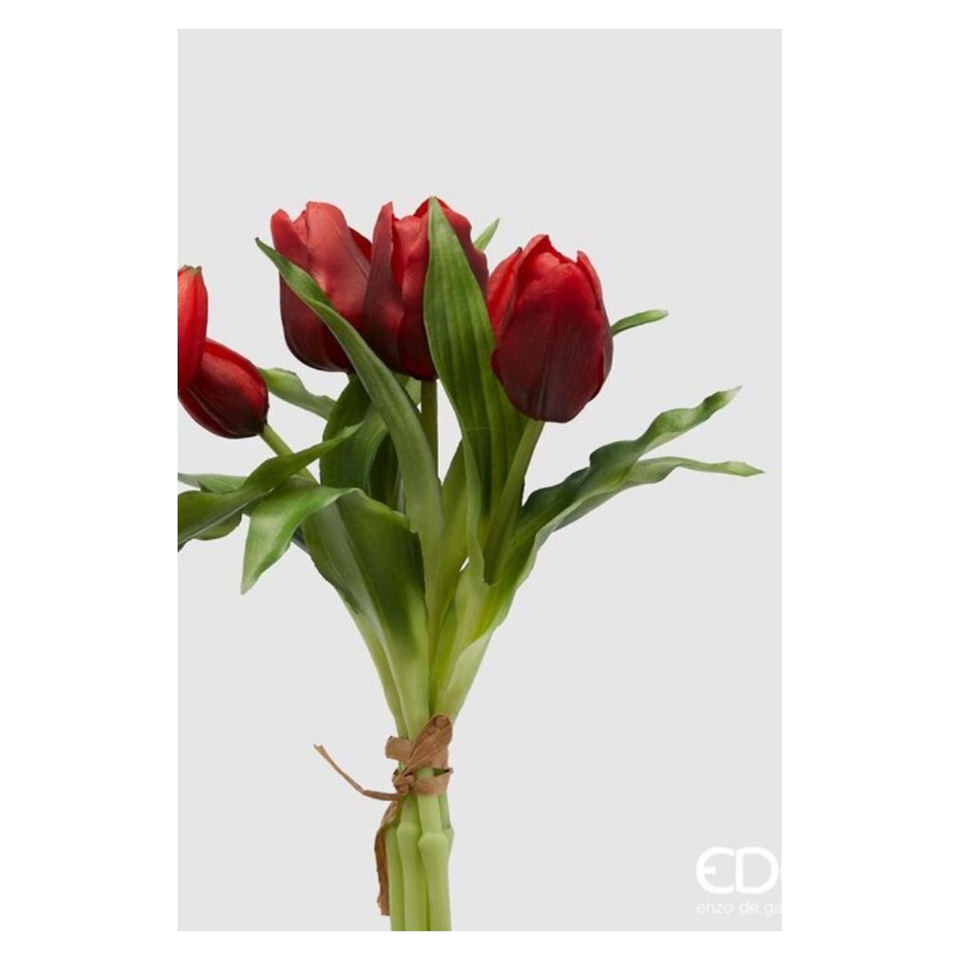 Mesterséges virágcsokor Tulipán, piros, 28 cm - 3