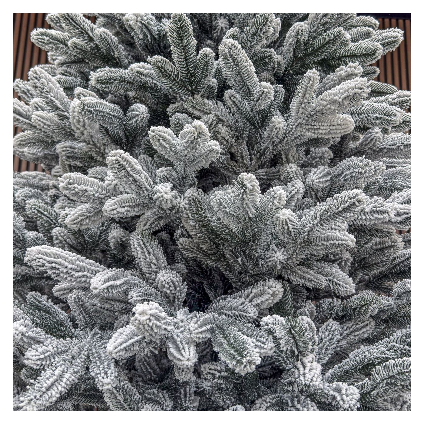 Műfenyő Deluxe, Lapland Select Snowy, Full 3D, 210cm - 7