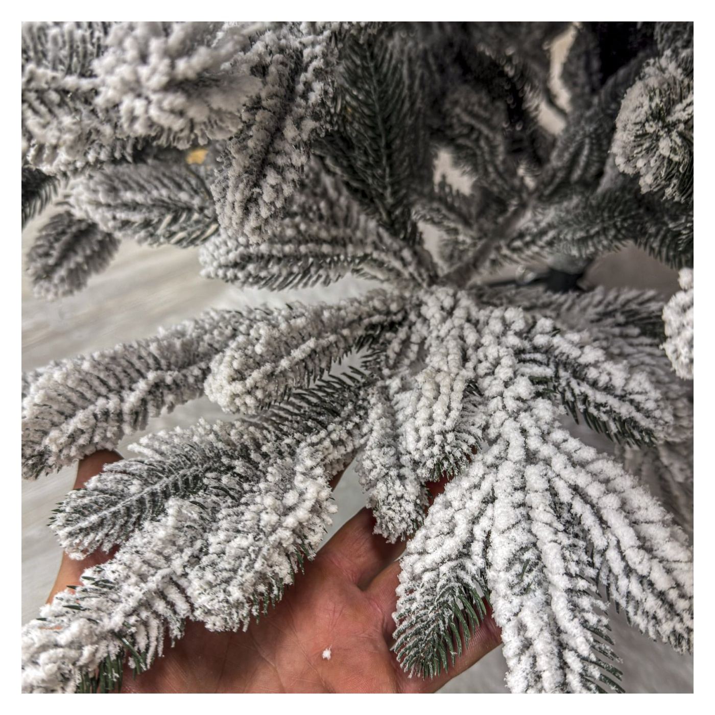 Műfenyő Deluxe, Lapland Select Snowy, Full 3D, 210cm - 5