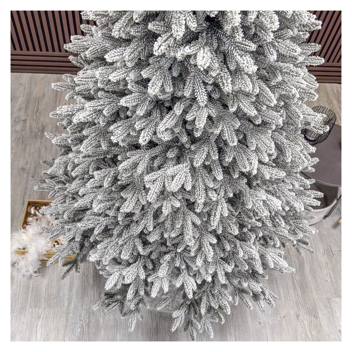 Műkarácsonyfa Deluxe, Alpin Select Hóval Borított, Telt 3D, 180cm - 8