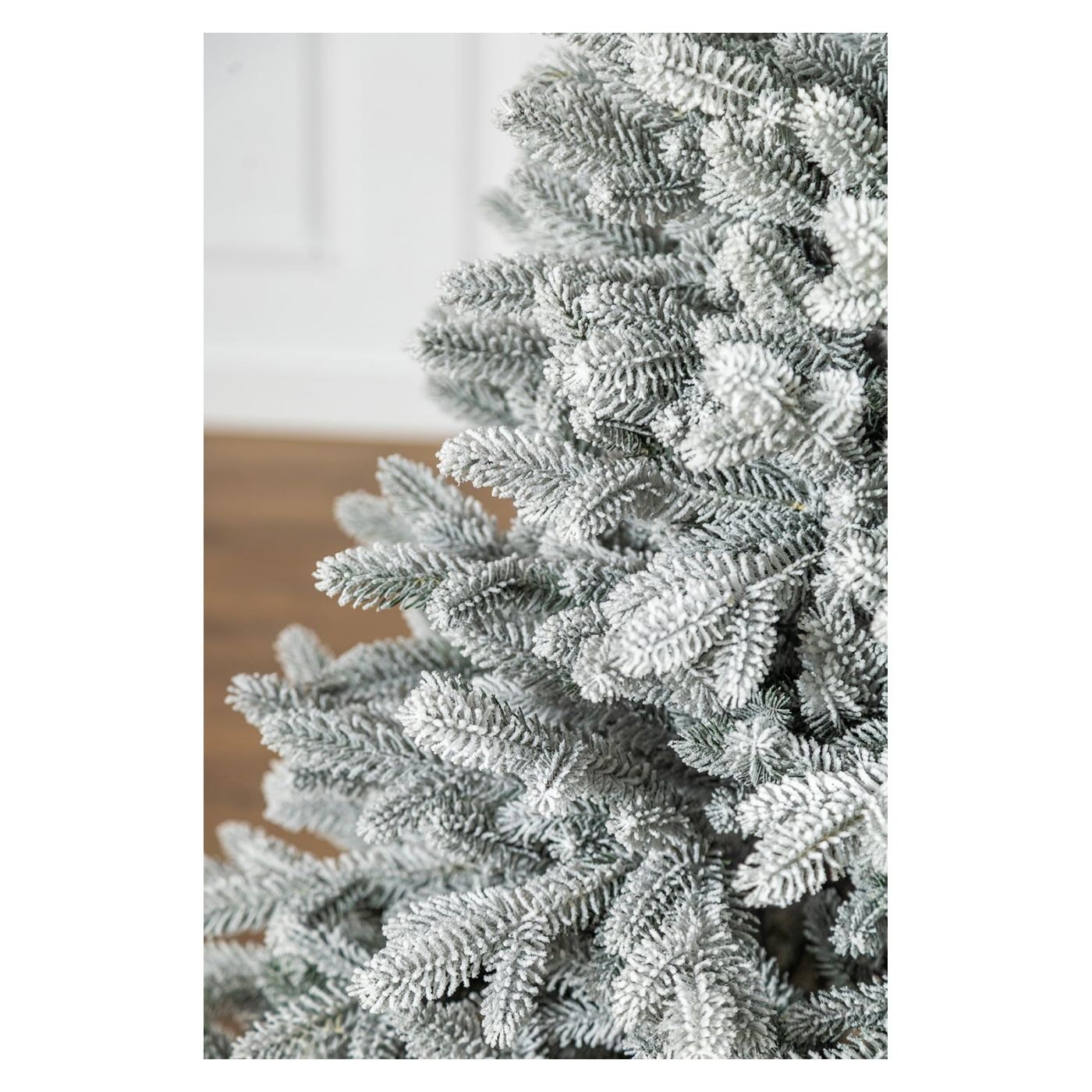 Műkarácsonyfa Deluxe, Alpin Select Hóval Borított, Telt 3D, 180cm - 13