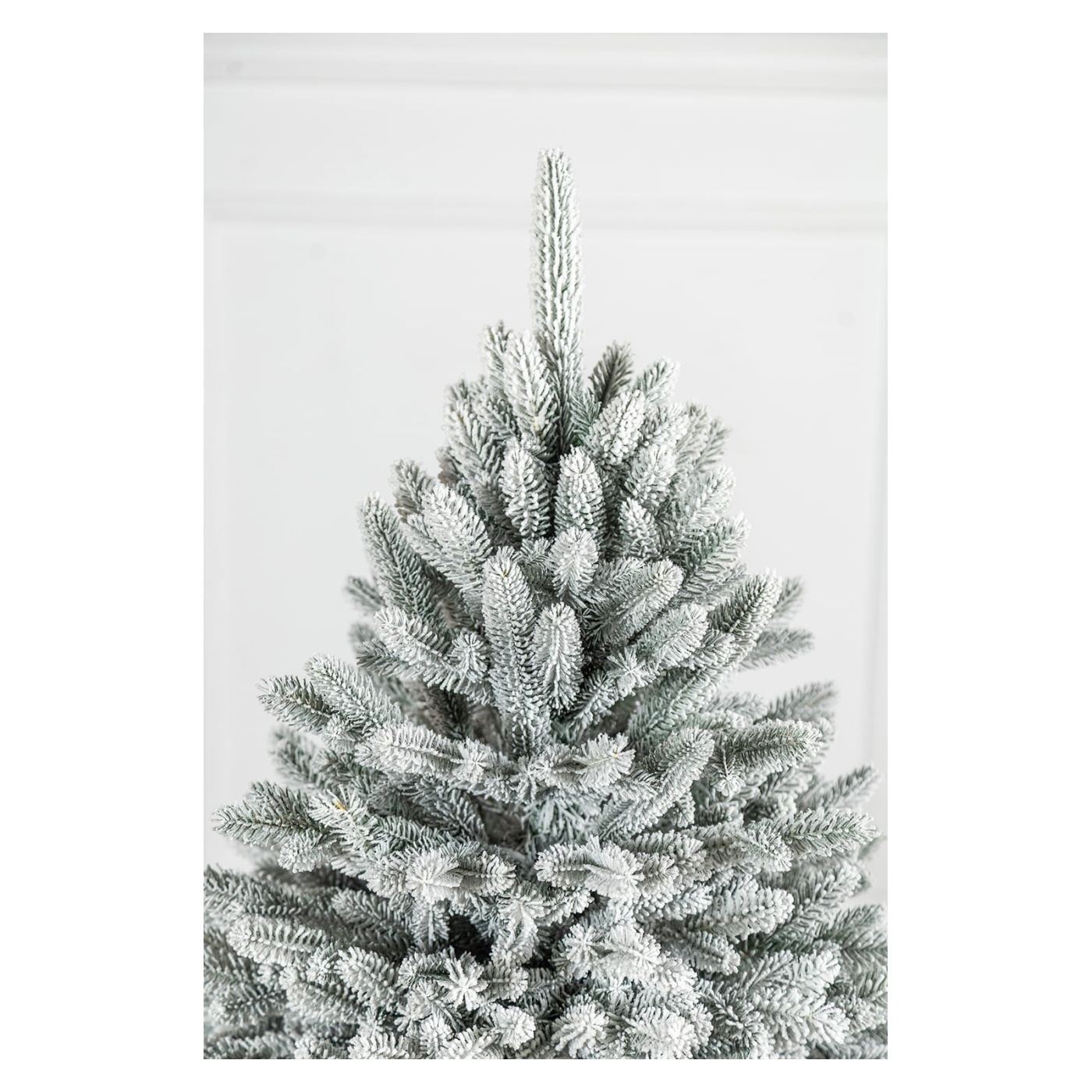 Műkarácsonyfa Deluxe, Alpin Select Hóval Borított, Telt 3D, 180cm - 14